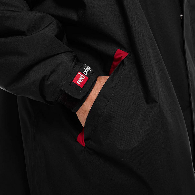 Men's Long Sleeve Pro Change Robe EVO - Black