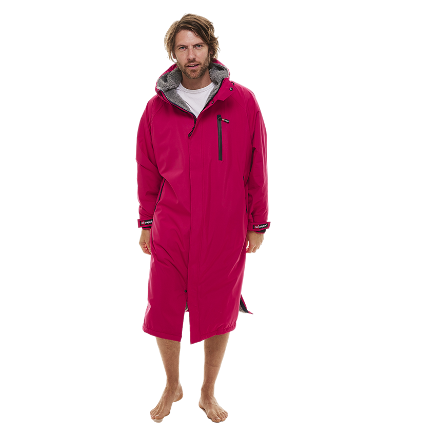 Men's Long Sleeve Pro Change Robe EVO - Fuchsia – Outfitters Ltd