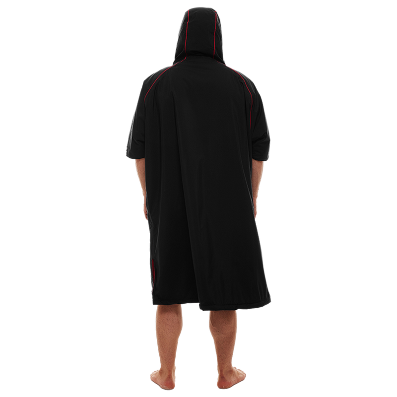 Men's Short Sleeve Pro Change Robe EVO - Black