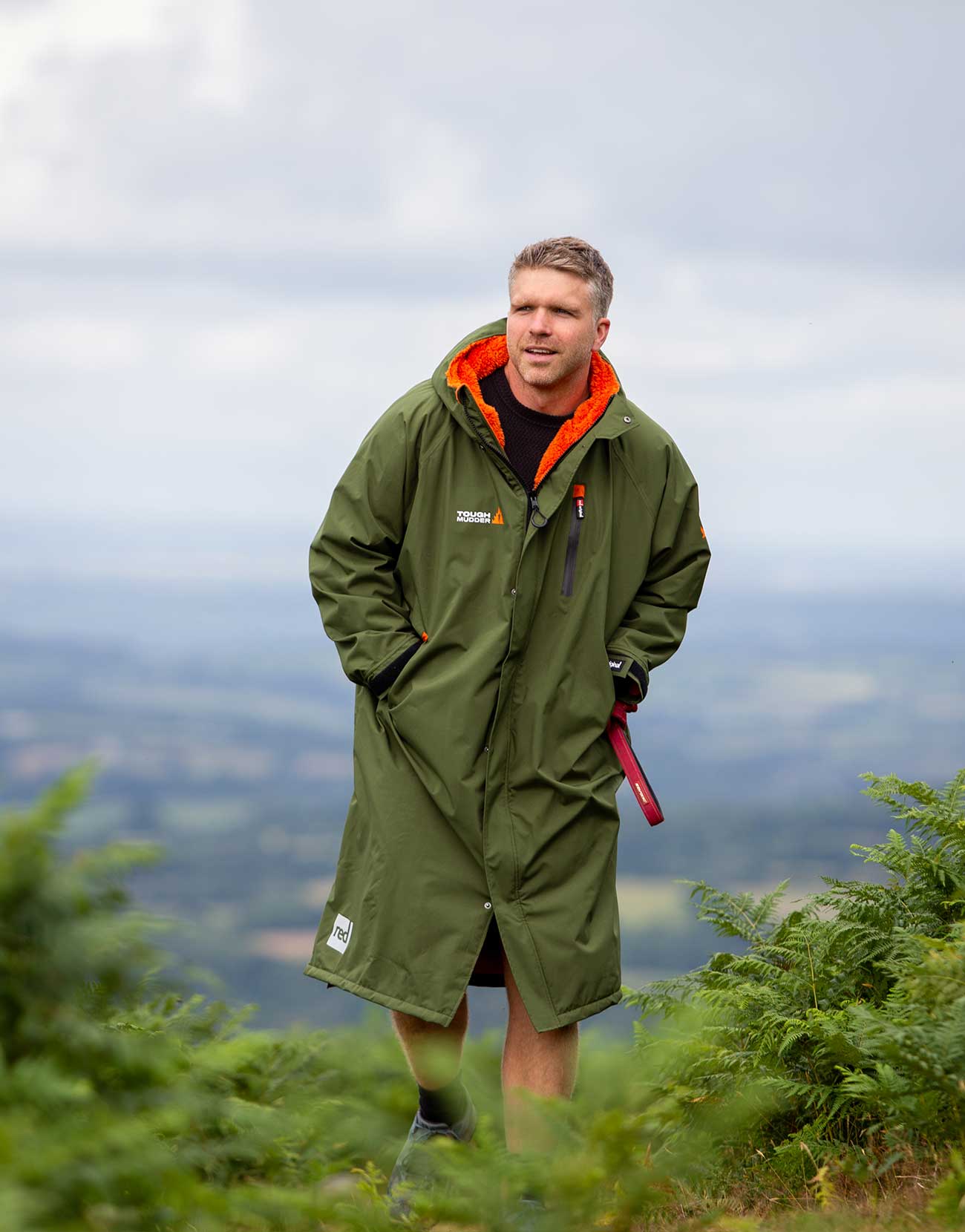 Tough Mudder Long Sleeve Pro Change Robe EVO - Parker Green