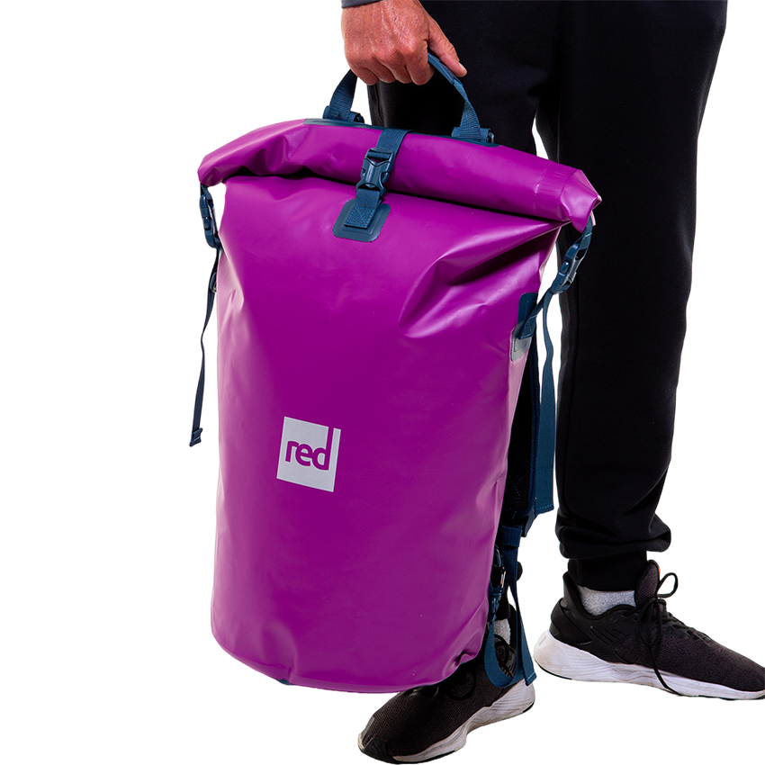 Waterproof Roll Top Dry Bag Backpack - Venture Purple