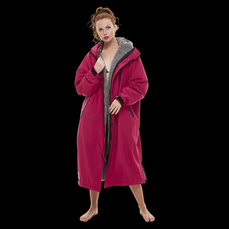 Women's Long Sleeve Pro Change Robe EVO - Fuchsia