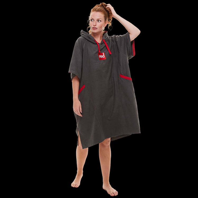 Women's Quick Dry Microfibre Changing Robe - Grey