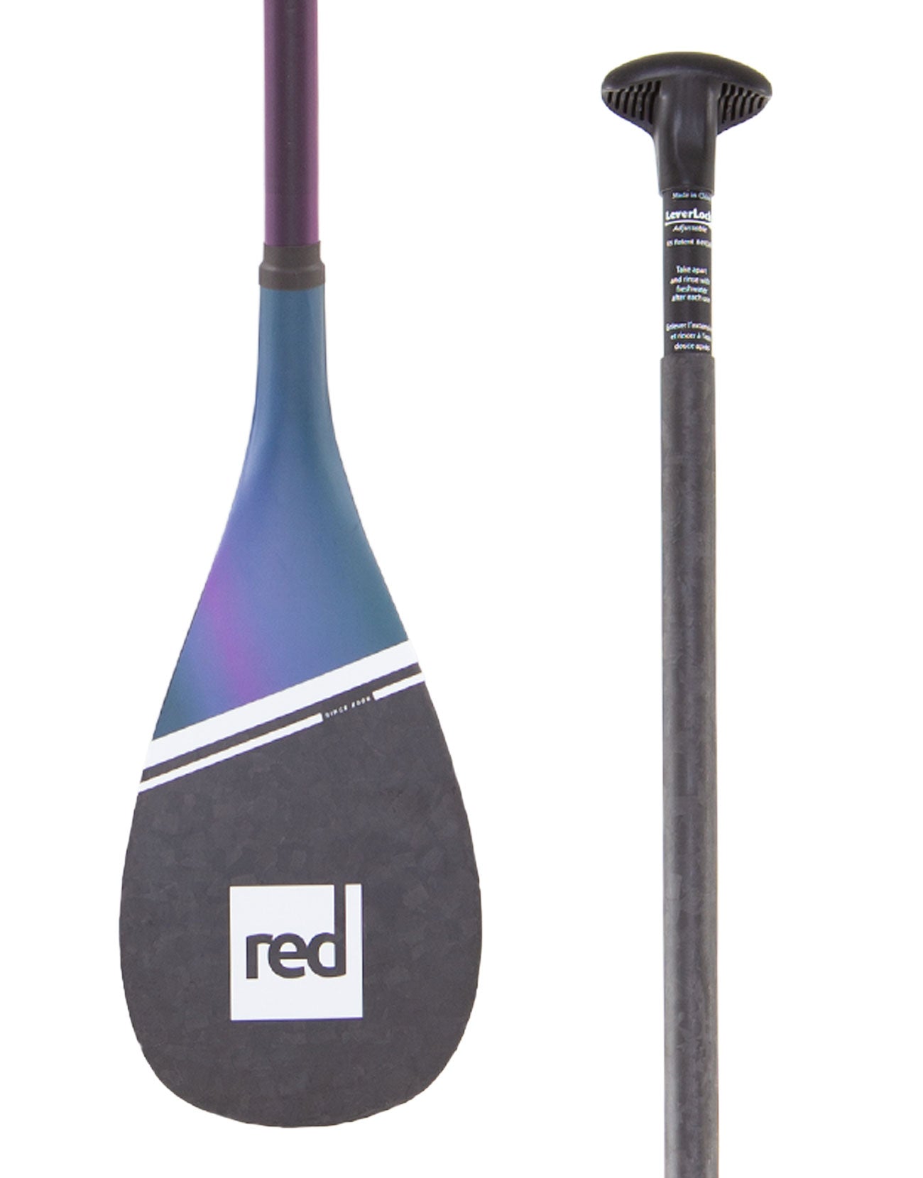 Prime Lightweight SUP Paddle (Leverlock)(Purple)