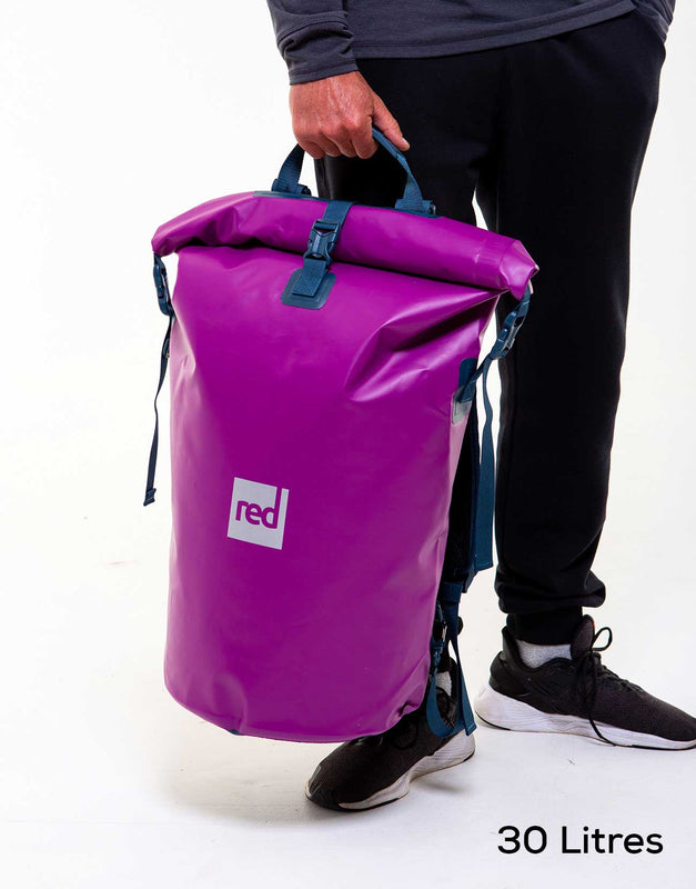 Waterproof Roll Top Dry Bag Backpack - Venture Purple